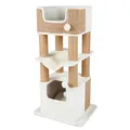 Kratzbaum LUCANO XXL 110 cm weiß/beige