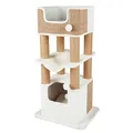 Kratzbaum LUCANO XXL 110 cm weiß/beige
