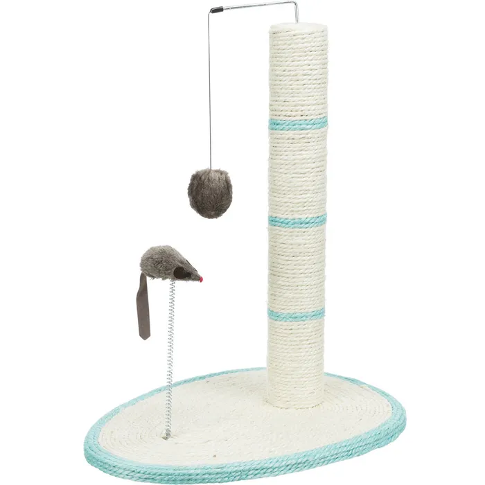 Hauptbild des Produkts Škrábadlo válec 50cm+míč, myš+pružina na podestě 40x30cm