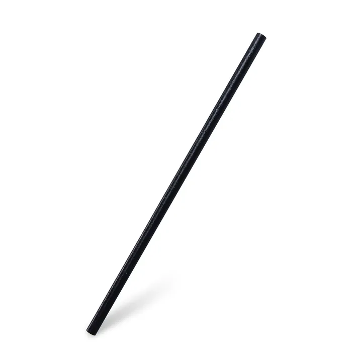 Hauptbild des Produkts Slámka (bio-kompozit) opakovaně použitelná černá `JUMBO` Ø8mm x 24cm [100 ks]