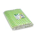 Papiertrinkhalm Spirale grün `JUMBO` durchmesser 8mm x 25cm [100 St.]