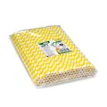Papiertrinkhalm Spirale gelb `JUMBO` durchmesser 8mm x 25cm [100 St.]