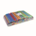 Weiteres Produktbild JUMBO Strohhalme Kunststoff Farbmix 25 cm, Durchmesser 8 mm [500 Stück] (wiederverwendbar)