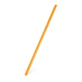JUMBO-Strohhalme aus Kunststoff orange 25 cm, Durchmesser 8 mm [150 Stück] (wiederverwendbar)