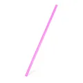 JUMBO Plastikstrohhalme rosa 25cm, Durchmesser 8 mm [150 Stück] (wiederverwendbar)