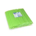 Weiteres Produktbild Strohhalme JUMBO gelb-grün 25 cm, Durchmesser 8 mm [150 Stück] (wiederverwendbar)