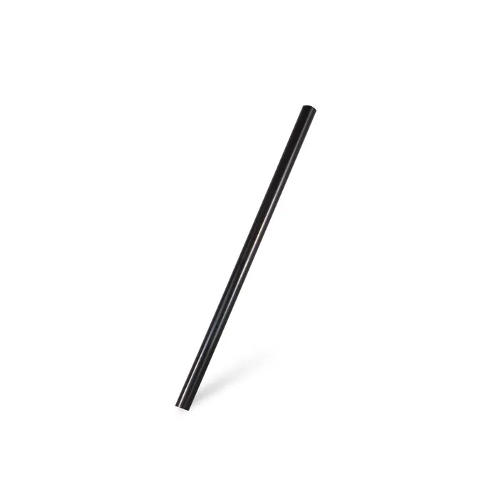 Hauptbild des Produkts Slámky koktejlové JUMBO plastové černé 15 cm, průměr 8 mm [250 ks] (znovu použitelná)