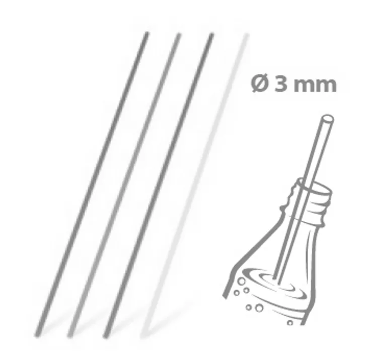 Hauptbild des Produkts Slámky rovné barevné mix 27 cm, průměr 3 mm [100 ks]