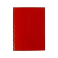 Stil A4 mit mehreren Taschen. Klassisches Rot