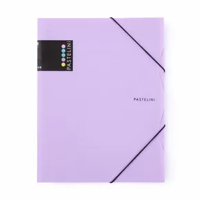Style mit Gummi A4 PP PASTELINI lila