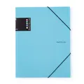 Style mit Gummi A4 PP PASTELINI blau