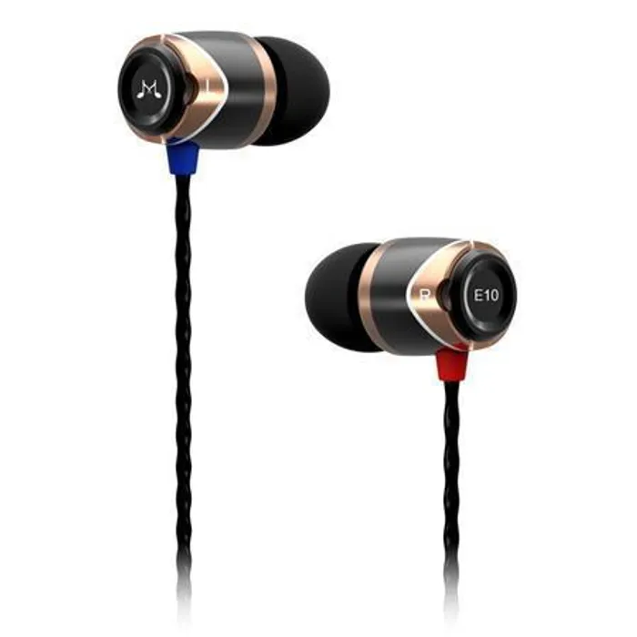 Hauptbild des Produkts Sluchátka do uší "E10", černo-zlatá, kov, SOUNDMAGIC