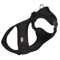 Softgeschirr, weich, gepolstert, schwarz S: Brustumfang: 33–50 cm/20 mm