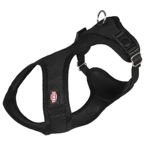 Softgeschirr, weich, gepolstert, schwarz S: Brustumfang: 33–50 cm/20 mm