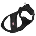 Softgeschirr, weich, gepolstert, schwarz S: Brustumfang: 33–50 cm/20 mm