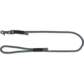 Soft Rope rundes gewebtes Führungskabel, schwarz/grau L-XL: 1,00 m / 13 mm NEU