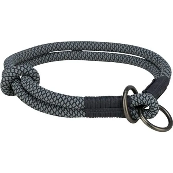 Hauptbild des Produkts Soft Rope kulatý polostahovací obojek, černá/šedá L-XL: 55 cm/ 10 mm