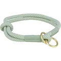Weiteres Produktbild Runder, halbversenkbarer Soft Rope-Halsband, Salbei/Mint S: 35 cm/ 10 mm