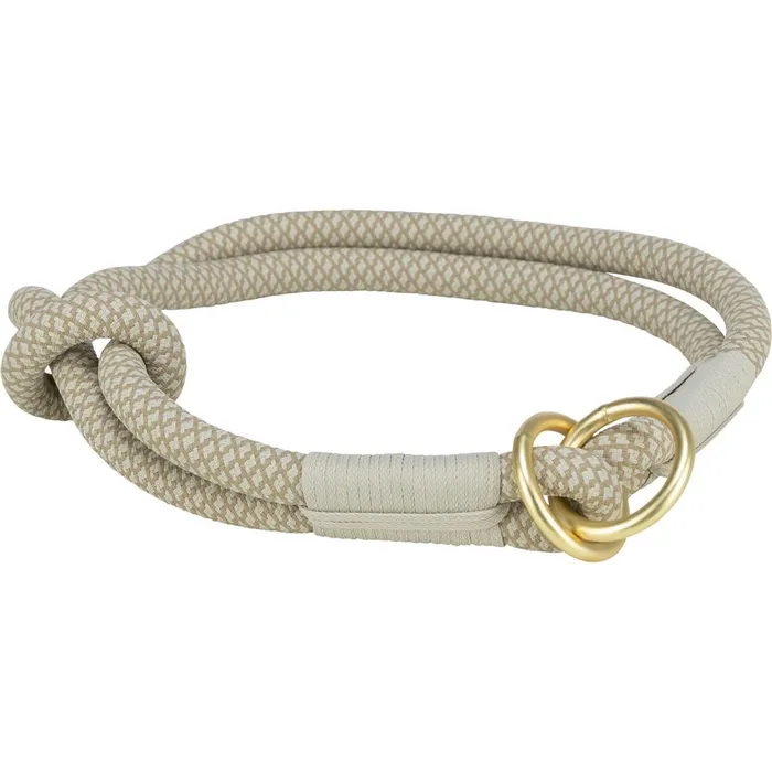 Hauptbild des Produkts Soft Rope kulatý polostahovací obojek, šedá/světlešedá L-XL: 55 cm/ 10 mm