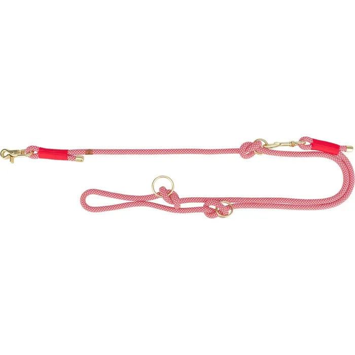 Hauptbild des Produkts Soft Rope prodlužovací kulaté tkané vodítko, S-XL: 2.00 m/ 10 mm, červená/krémová