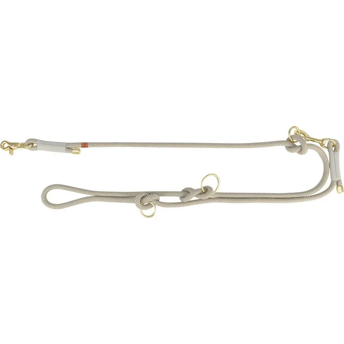 Hauptbild des Produkts Soft Rope prodlužovací kulaté tkané vodítko, S-XL: 2.00 m/ 10 mm, šedá/světlešedá