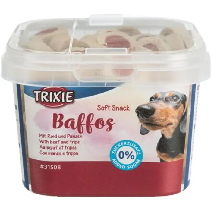 Hauptbild des Produkts Soft Snack BAFFOS mini kolečka hovězí, dršťky, plastový kelímek 140 g