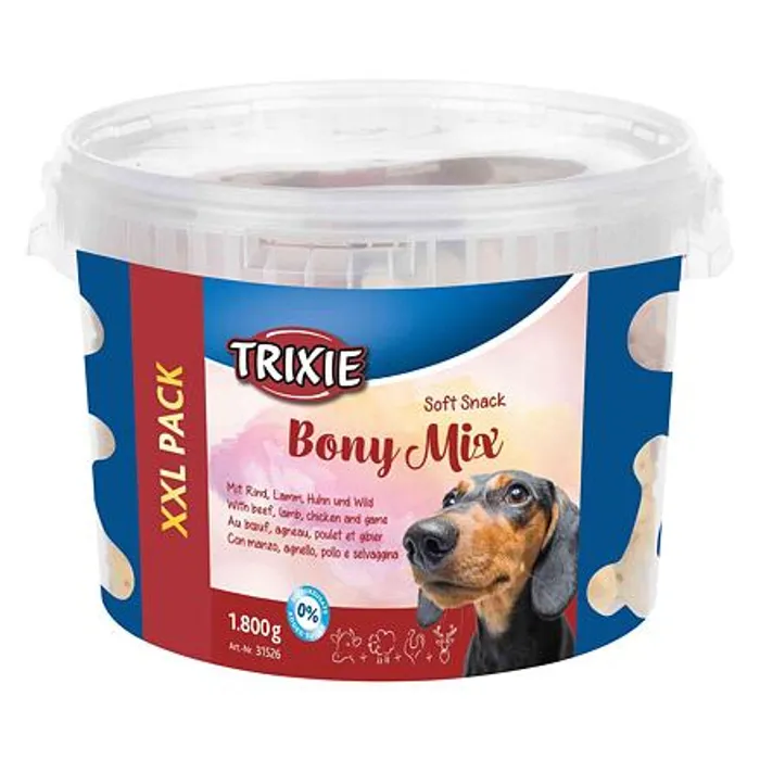 Hauptbild des Produkts Soft Snack Bony MIX XXL- hovězí, jehněčí, kuře, zvěřina 1800 g