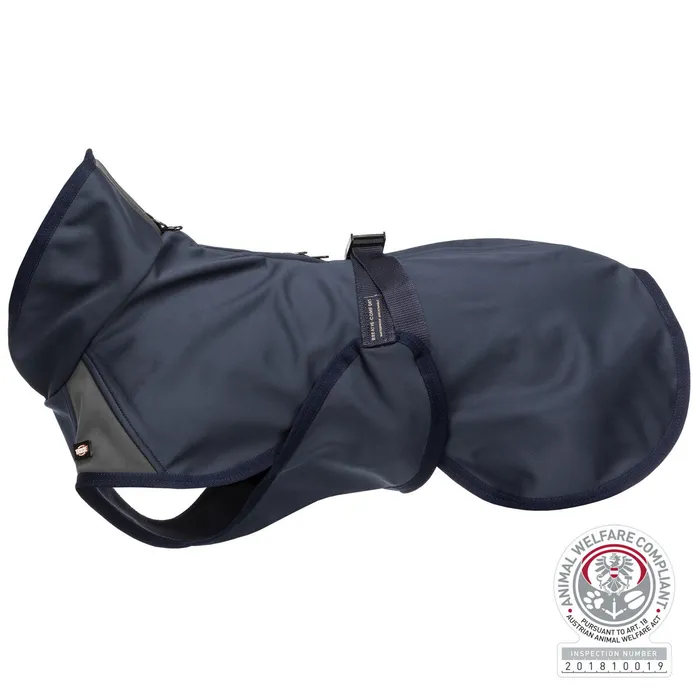 Hauptbild des Produkts Softshellová bunda ASTON, tmavomodrá/šedá - DOPRODEJ S:33cm, hruď:28-48cm, krk:28cm
