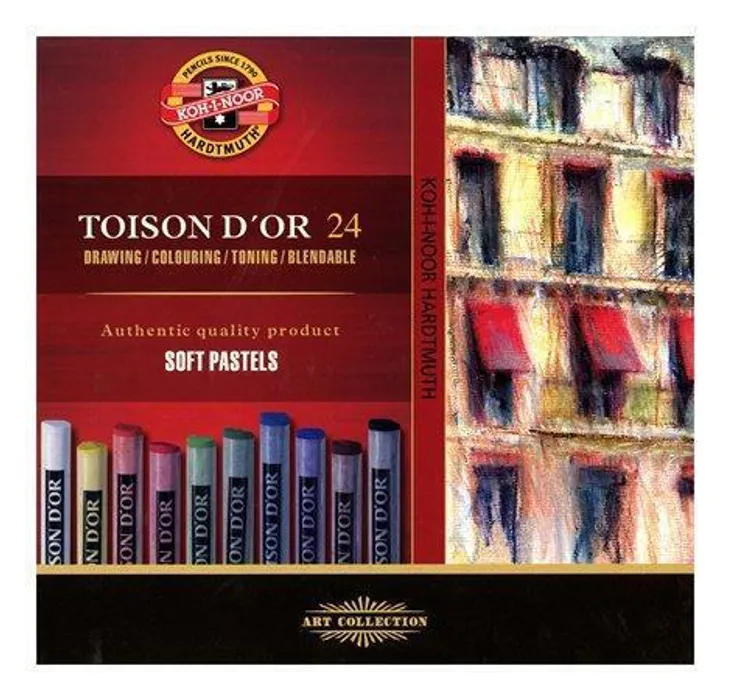 Hauptbild des Produkts Souprava pastelů prašných uměleckých TOISON D'OR 8514 24ks KOH-I-NOOR