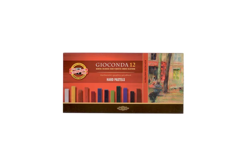 Hauptbild des Produkts Souprava pastelů tvrdých uměleckých GIOCONDA 8112 12ks KOH-I-NOOR