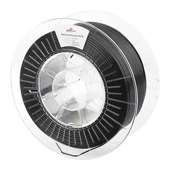 Hauptbild des Produkts Spectrum 3D filament, Premium PET-G, 1,75mm, 1000g, 80056, deep black