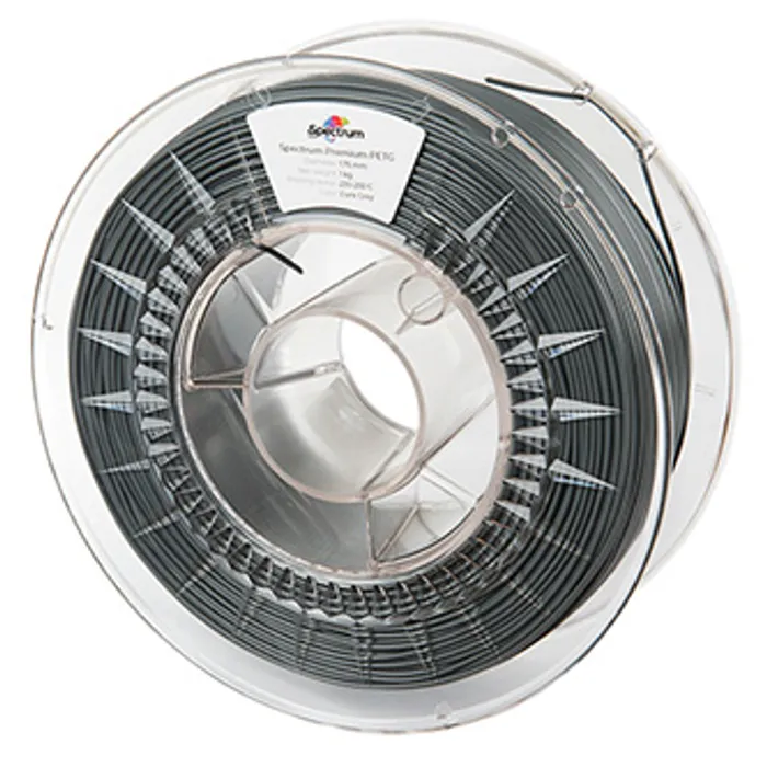 Hauptbild des Produkts Spectrum 3D filament, Premium PET-G, 1,75mm, 1000g, 80310, dark grey