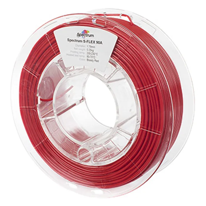 Hauptbild des Produkts Spectrum 3D filament, S-Flex 90A, 1,75mm, 250g, 80252, bloody red