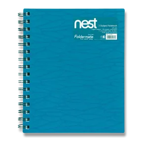 Spiralblock FolderMate Nest blau