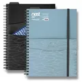 Weiteres Produktbild Spiralnotizbuch mit Tasche FolderMate Nest blau