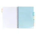 Spiralheft "Pastel project book", Mix, A4, liniert, 100 Blatt, PUKKA PAD 2012-PST