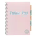 Spiralheft "Pastel project book", Mix, A4, liniert, 100 Blatt, PUKKA PAD 2012-PST