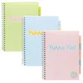Spiralheft "Pastel project book", Mix, A4, liniert, 100 Blatt, PUKKA PAD 2012-PST