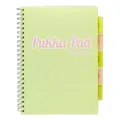 Spiralheft "Pastel project book", Mix, A4, liniert, 100 Blatt, PUKKA PAD 2012-PST