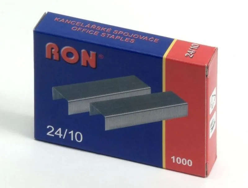 Hauptbild des Produkts Spojovače 24/10 1000 ks - 484/10 RON do sešívačky Mikov