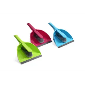 Spokar Color 5215 Kehrschaufel-Set mit Handfeger und Gummilippe [1 Stk.]