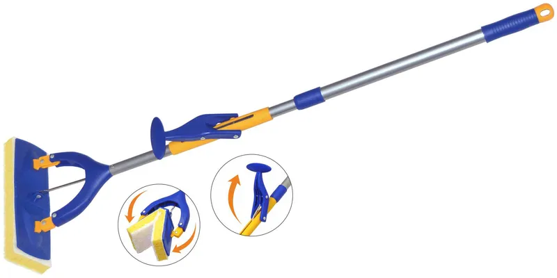 Hauptbild des Produkts Spokar Mop houbový, PVA houba - funkční plocha z mikrovlákna, teleskopická tyč 26,5x9,5x3