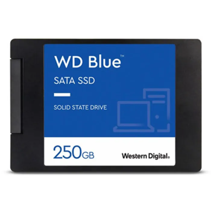 Hauptbild des Produkts SSD Western Digital 2.5", SATA III, 500GB, WD Blue 3D NAND, WDS500G3B0A, 560 MB/s-R, 510
