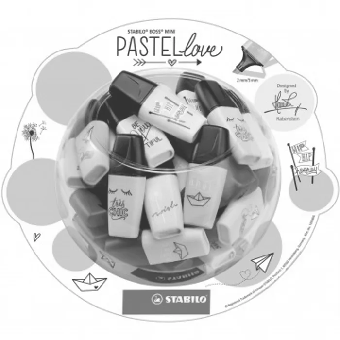 Hauptbild des Produkts STABILO BOSS MINI Pastellove 50 ks Bonbonglas