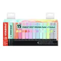 STABILO BOSS ORIGINAL Pastell 15-teiliges Schreibtischset