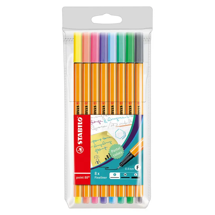 Hauptbild des Produkts STABILO point 88 8 ks Sada "Pastel"