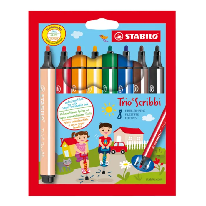 Hauptbild des Produkts STABILO Trio Scribbi 8 ksu