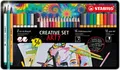 STABILOaquacolor/pen 68 brush/point 88, 36-tlg. Set in Dose ARTY - STABILO