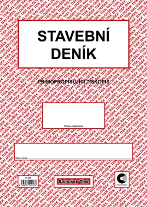 Hauptbild des Produkts Stavební deník A4 SP PT255