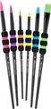 Faber-Castell Soft Touch fekete ecsetek - 6 db